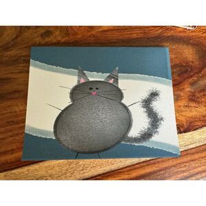 Greeting Cards for Cat Lover set of 6 w/envelopes Blank Cards NEW Custom Design